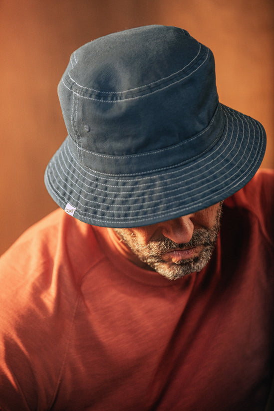 Drew Bucket Hat  Blue