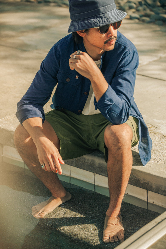 Drew Bucket Hat  Blue