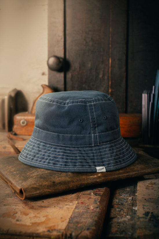 Drew Bucket Hat  Blue