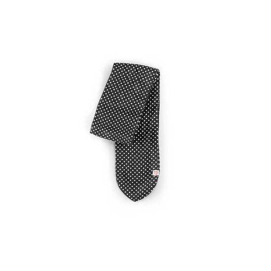 Damsons Landgirl Midnight Dot Headscarf Black