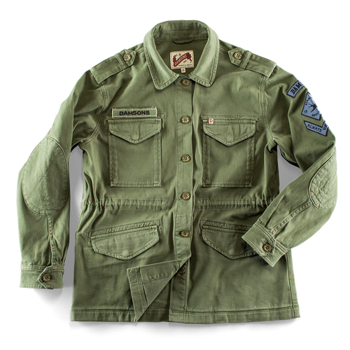 Damsons Combat Jacket Army Green