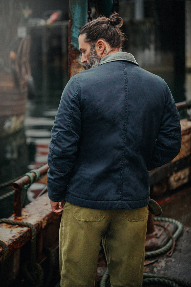 Seawolf Deck Jacket Navy | Men's Jackets | &SONS