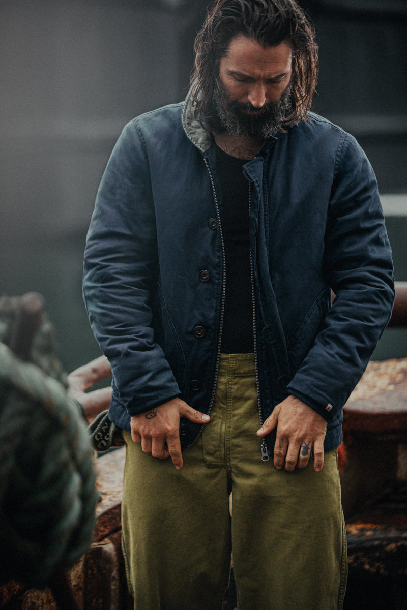 COLD WEATHER DECK JACKET ネイビー 36 Seawolf Deck Jacket Navy | Men's Jackets | &SONS
