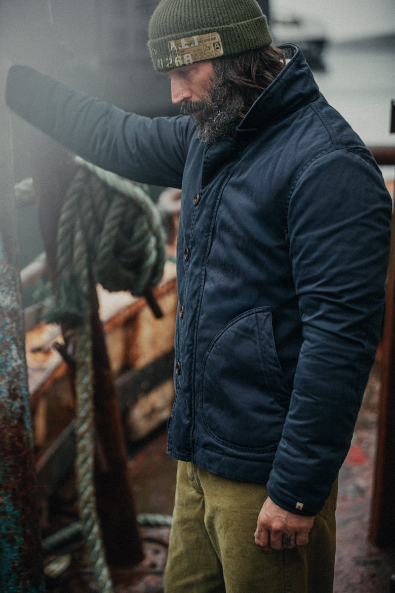 Seawolf Deck Jacket Navy | Men's Jackets | &SONS