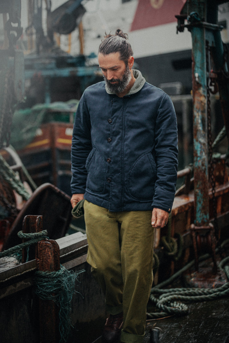 Seawolf Deck Jacket Navy | Men's Jackets | &SONS