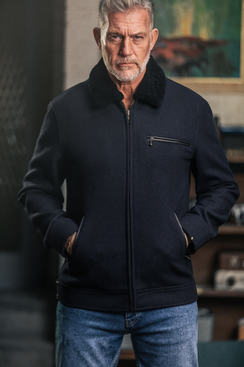 Boston Jacket Navy | Men's Jackets | &SONS