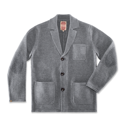 【na.e】Merino Wool Tailored Jacket Denton Merino Wool Blazer Grey Marl | Men's Blazer | &SONS