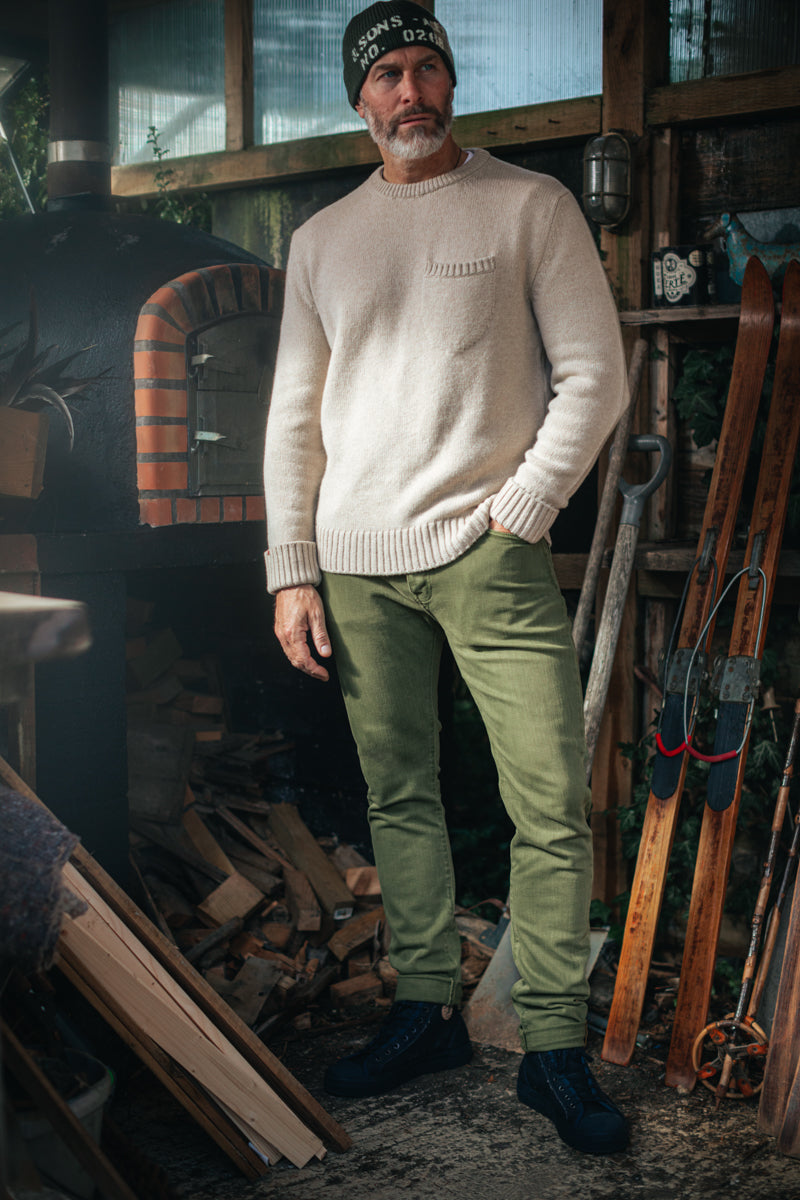 Brandon Overdyed Jean Army Green