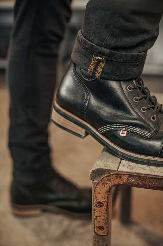 Brandon Overdyed Jean Black Fade