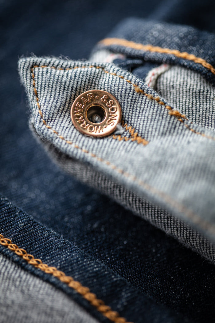 Cutter 13.5oz Indigo Selvedge Denim Jeans www.andsons.us