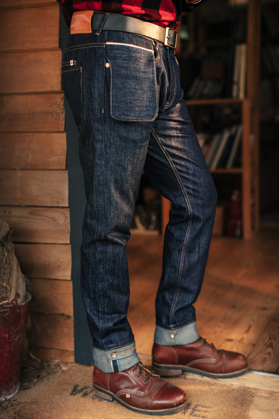 The New Frontier 14oz Selvedge Anti-bac Raw Denim Jeans