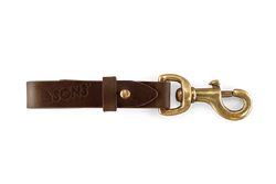 Brown Leather Key Fob