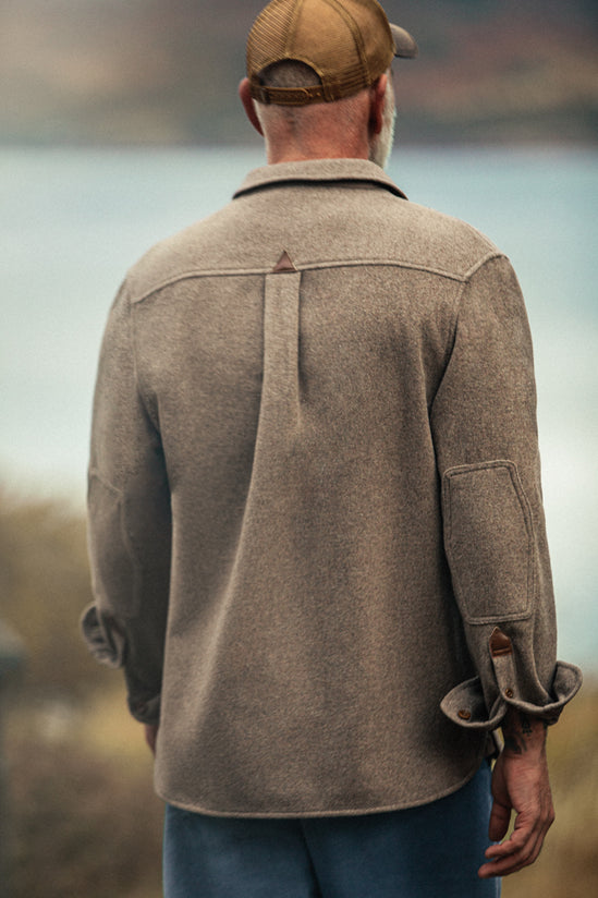 Home Wool Overshirt Fawn