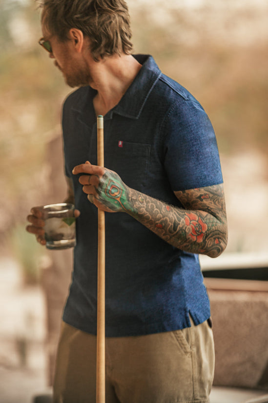 Kennedy Polo Indigo