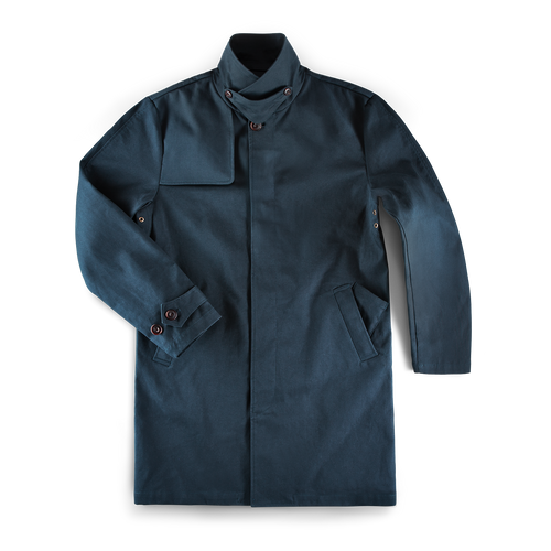 mens dress raincoat with liner &SONS Woodward Raincoat Navy | Men's Raincoats