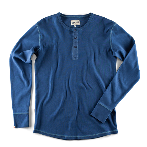 T-shirt Homme Red Herring Manches Longues - Bleu - Taille L - 100% Coton