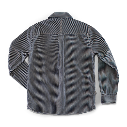 Brady Hickory Stripe Shirt Indigo