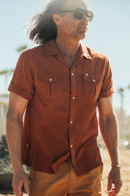 auburn dress shirt &SONS Coast Shirt Auburn Small