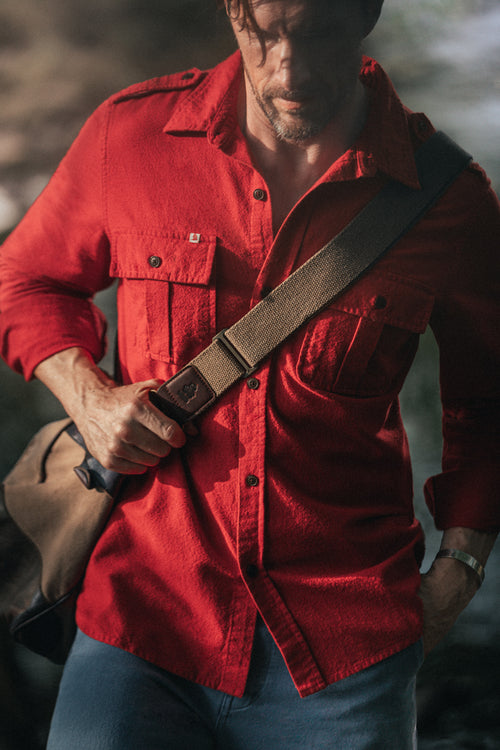 red dressing shirt Men's Slim Fit Solid Color Dress Shirt (Red) Red / Medium/15-15.5 Neck/34-35 Sleeve