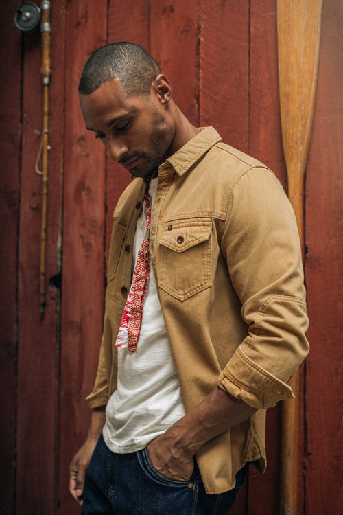 Landon Shirt Tan S
