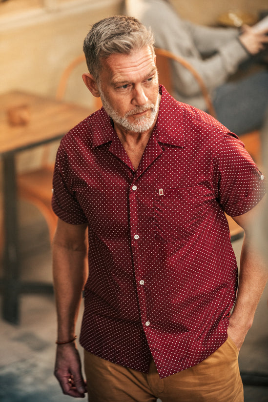 Mason Club Shirt Maroon