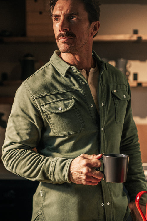 &SONS Sunday Shirt Army Green XL &SONS Sunday Shirt Army Green XL