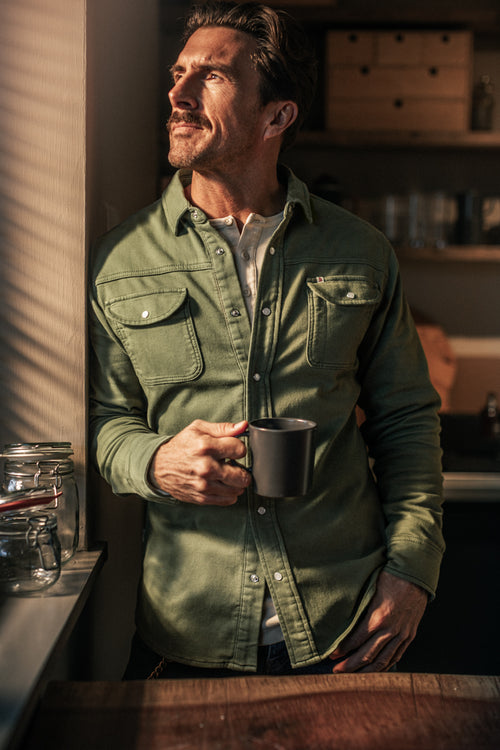green emerald velvet dress Sunday Shirt Army Green | Men's Shirts