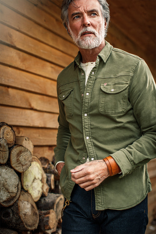 &SONS Sunday Shirt Army Green XL &SONS Sunday Shirt Army Green XL