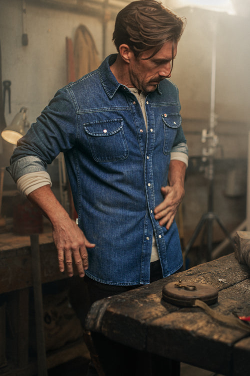 &SONS Sunday Shirt Denim Medium &SONS Sunday Shirt Denim Medium