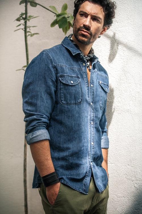 &SONS Sunday Shirt Denim Medium &SONS Sunday Shirt Denim Medium