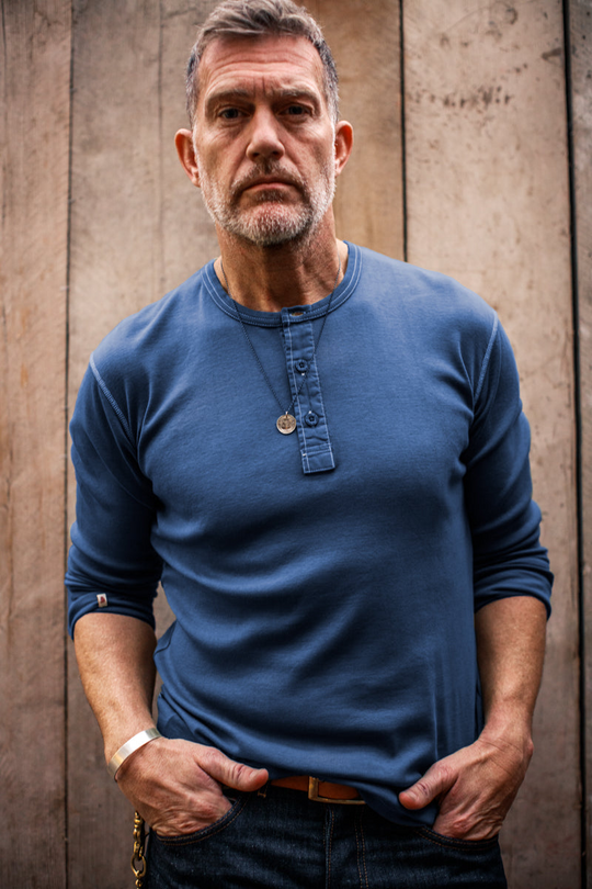 Elder Henley Long Sleeve 3 Pack – Raw/Black/Indigo
