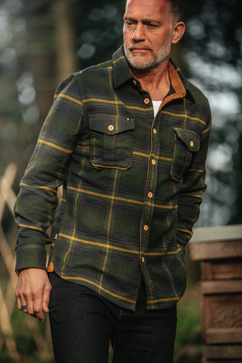 &SONS Eiger Mountain Shirt Green Check &SONS Eiger Mountain Shirt Green Check