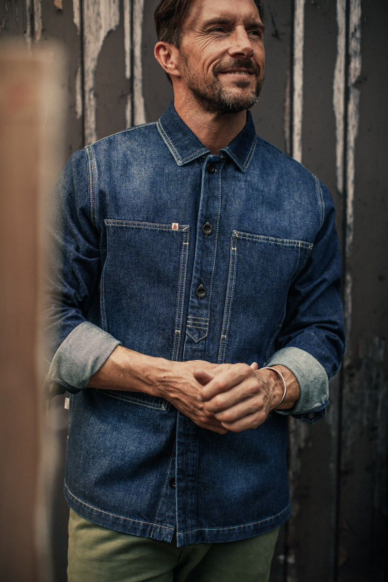 Painter Shirt Indigo | Men's Shirts | &SONS