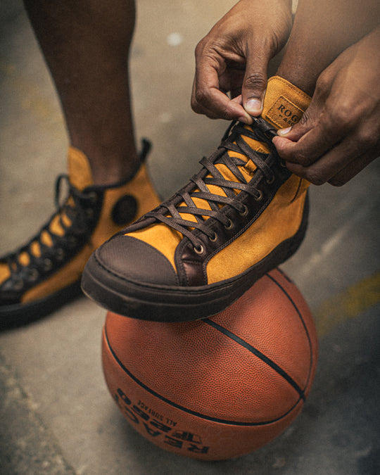 ROGUE BY &SONS Baseline Hi Top Tan