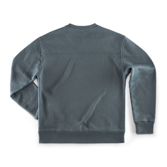 Anderson Cross Neck Sweatshirt Storm Blue