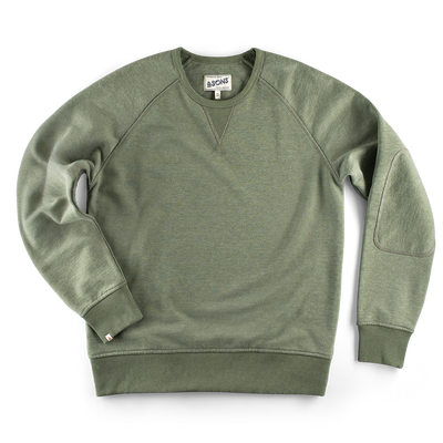 SweatshirtMarlSurplusGreenFlat