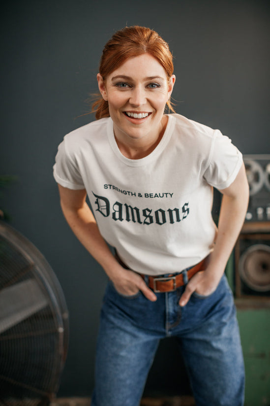 Damsons Herald T-Shirt White