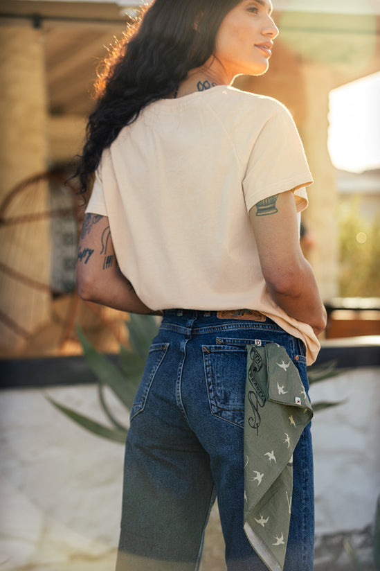 Damsons Relaxed T-Shirt Griege