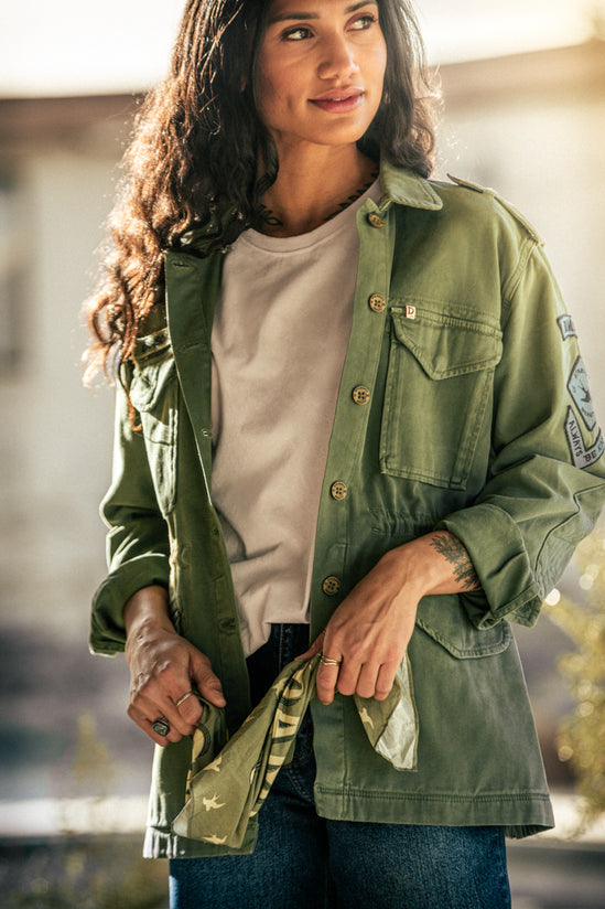 Damsons Relaxed T-Shirt Griege