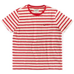 Breton Striped T Shirt Red