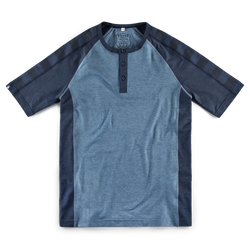 &SONS Basic Training Short Sleeve Tee Navy Marl