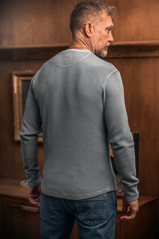 Jasper Waffle Henley Grey