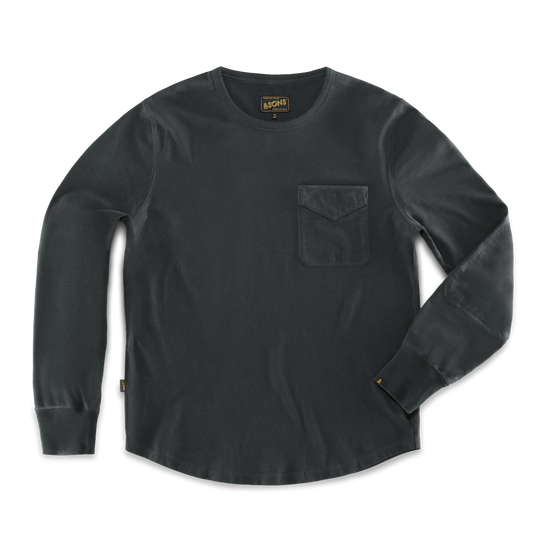 Switchman Long Sleeve Top Black Fade
