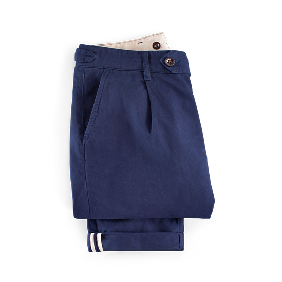 &SONS Hemingway Trousers Midnight Blue