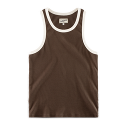 Loma Rib Vest Dark Brown