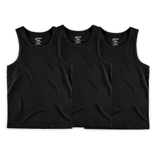 Vests 3 Pack – 3x Black