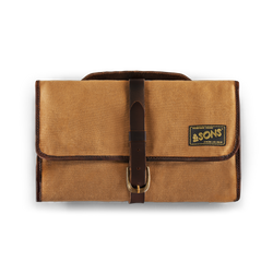 &SONS Essentials Toilet Bag Tan