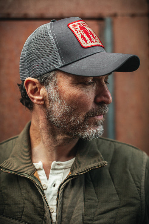 &SONS Trucker Badge Cap Grey &SONS Trucker Badge Cap Grey
