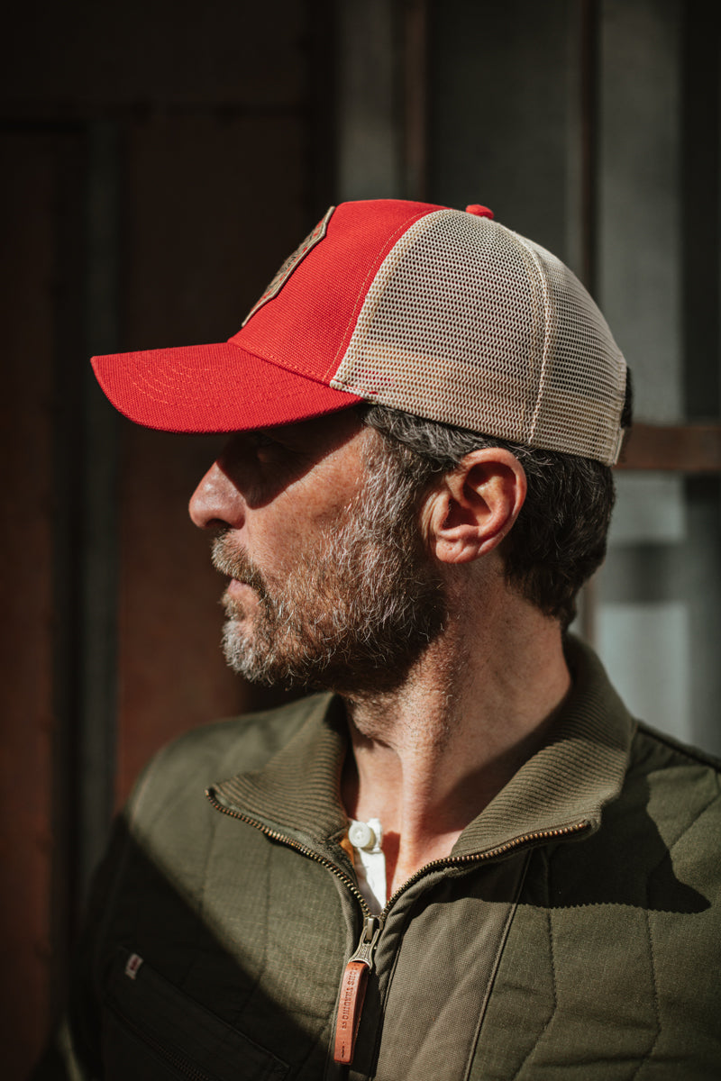 SONS Men s Union Trucker Cap Vintage Red