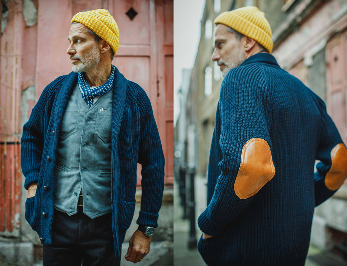 Real wool cardigan on sale